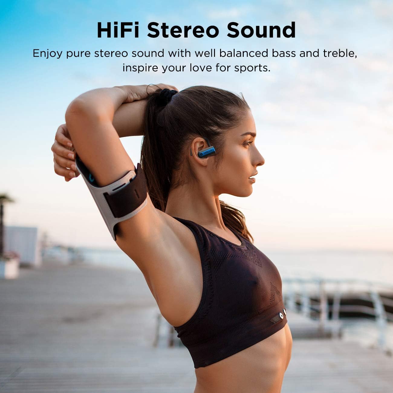 Hоt Dеаlѕ Wireless Earbuds, Vislla 5.0 Bluetooth Sport Headphones Stereo Bass Sound TWS Ear Buds Over Ear Sweatproof Headset 8 Hours Playtime Wireless Earphones with Mic & Charging Case for Running/Working Out