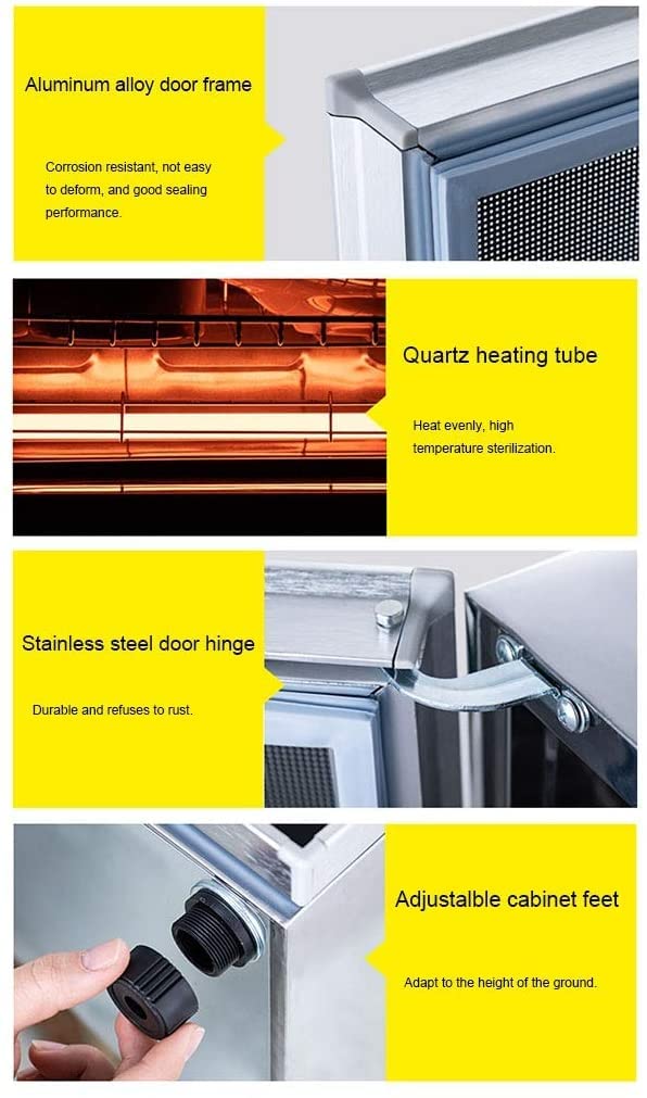 Desktop-Küchengeschirr-Sterilisator, Vertikaler Haushalts-Desktop-Hochtemperatur-Küchen-Gewerbegeschirr-Desinfektionsschrank