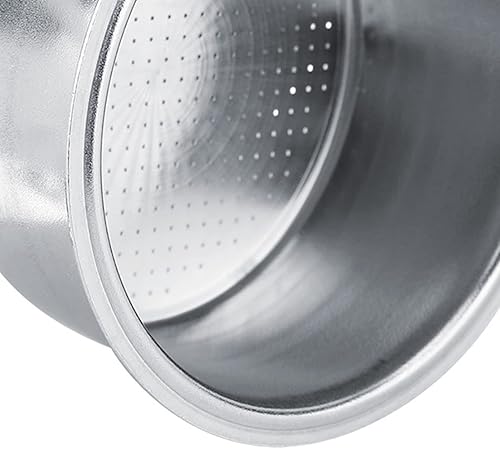Miniatura 9 de Tiiyee Filtro de café de acero inoxidable, portafiltro de café expreso, taza de cesta, filtro poroso no presurizado, filtro poroso, accesorios de