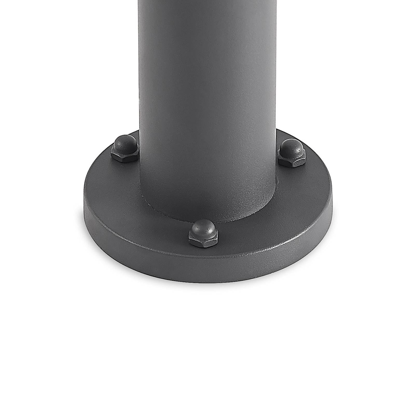 Lindby LED Lampadaire extérieur Keily (Moderne) en Noir Aluminium (à 2 lampes,), Candélabre luminaire d’extérieur