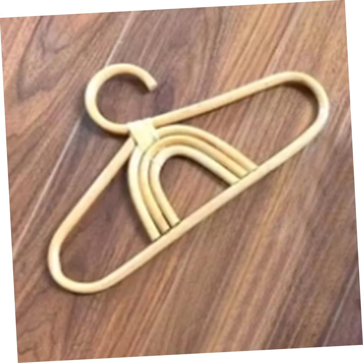 PRETYZOOM Rattan Hangers Toddlers Boys and Girls Clothes Hanger Set Baby Hangers for Closet Decorative