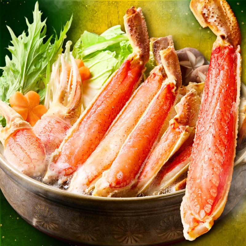 Amazon.co.jp: 蟹の丸山 生ずわいがに ハーフポーション 1kg (総重量
