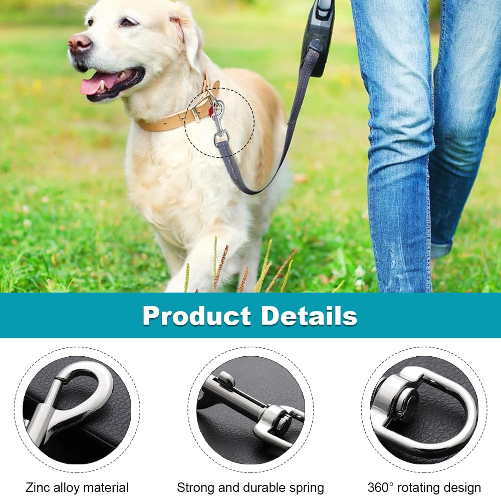 Heavy Duty Trigger Clips Clasp, 8PCS Dog Lead Clip Clasp, 360°Swivel Trigger Clips Swivel Snap Hooks - Image 3