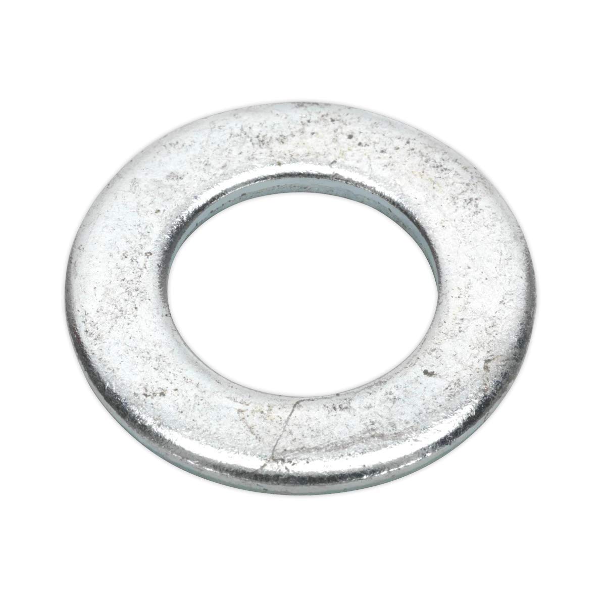 Sealey Zinc Plated Form A Flat Washer M20 x 37mm, DIN 125 - Pack of 50 FWA2037