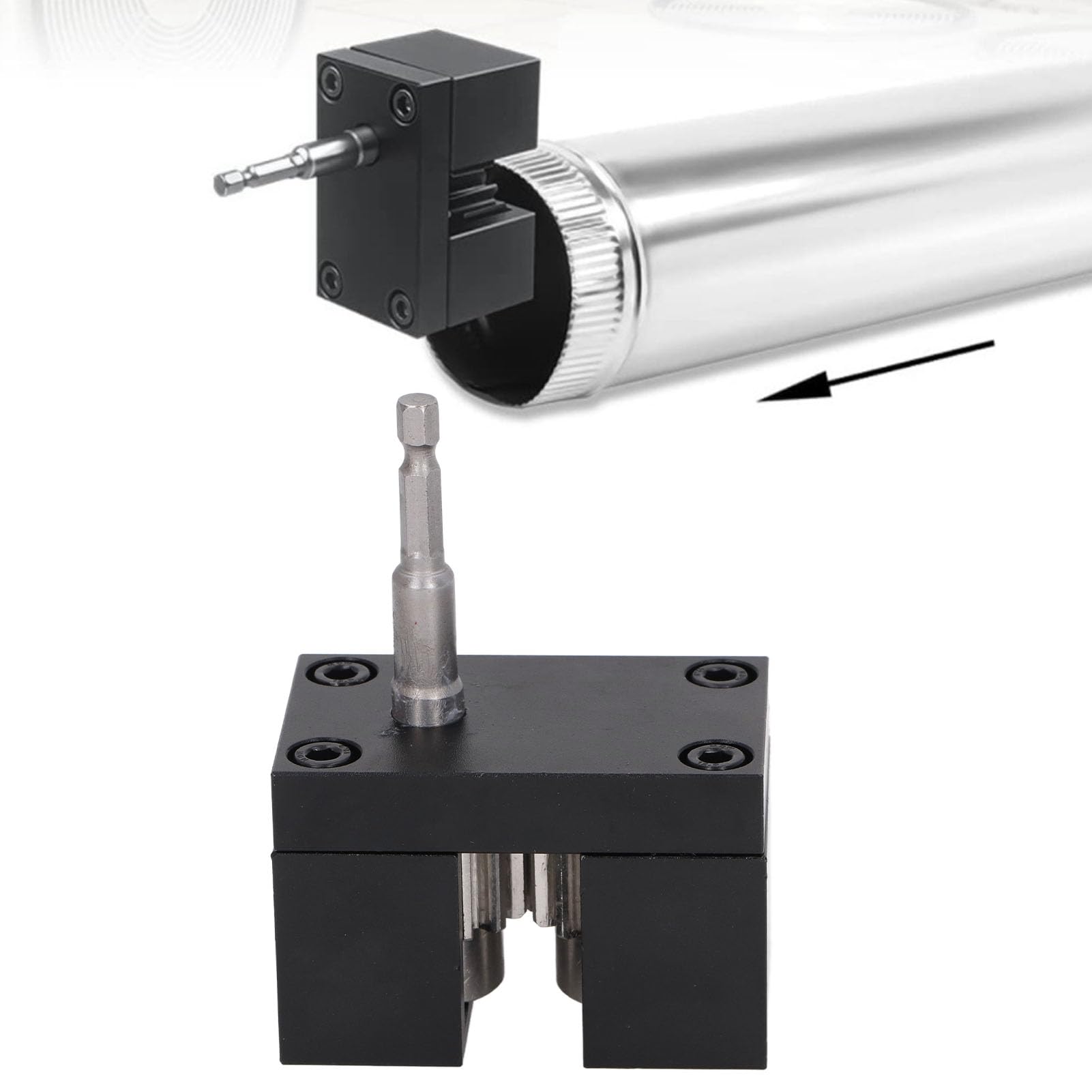 Pince à sertir en acier inoxydable durable avec extenseur de tuyau à tige