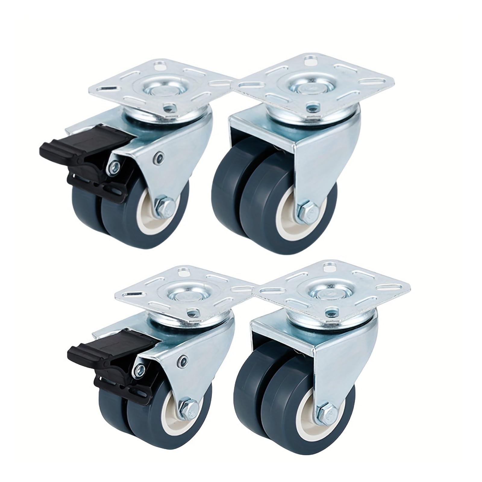 50-mm-Lenkrollen Mit Bremse, Kompatibel Mit Universal