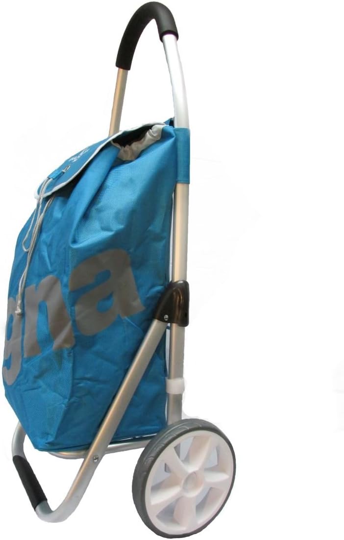GNA Heavy Duty Aluminum Shopping Trolley, Blue