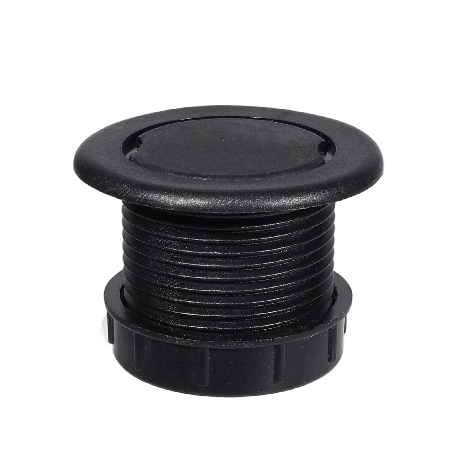 SUQ I OME Longer Parasol Umbrella Hole Ring Plug and Cap Set, for Parasol Umbrella Table Hole Cover Insert(Black)