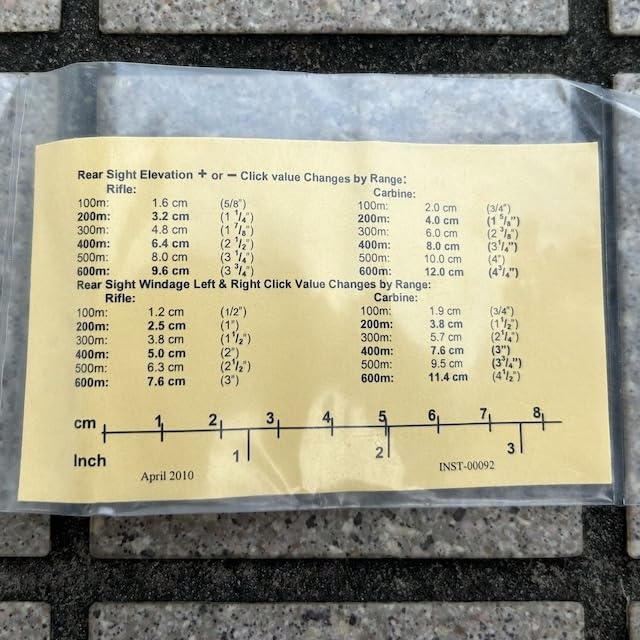 Amazon.co.jp: 米軍 KAC 200-600 Meter Micro Flip-Up Rear Sight USMC