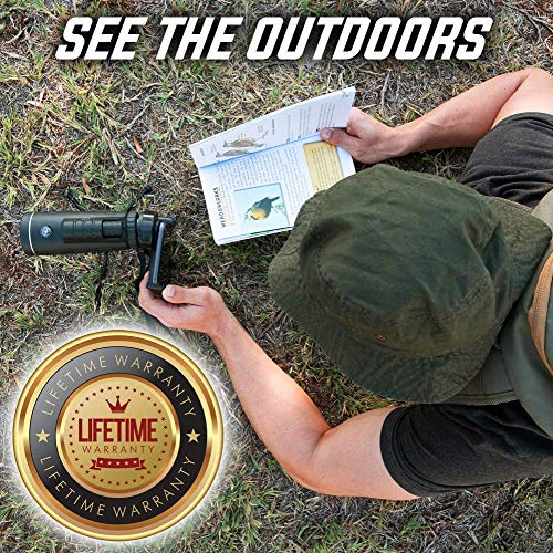 Monocular Telescope, 12X50 High Power Prism Monocular and Quick Smartphone Holder - Waterproof Fog- Proof Shockproof Scope -BAK4 Prism FMC (Fifth Avenue-Store)