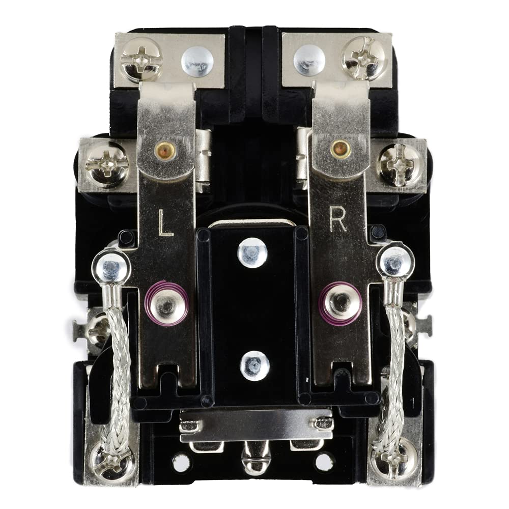 NTE Electronics R04-11A30-120 Series R4 General Purpose Multicontact AC Open Frame Relay, Heavy Duty, DPDT Contact Arrangement, 30 Amp, 120 VAC