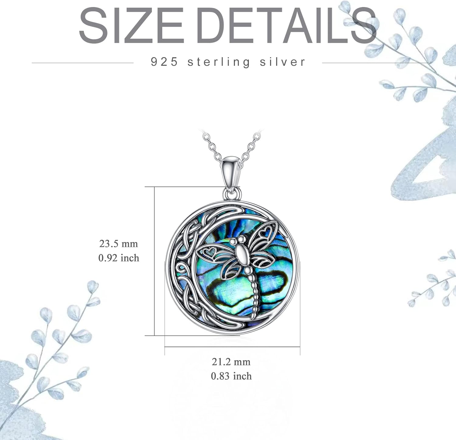 TOUPOP Dragonfly Gifts for Women S925 Sterling Silver Brighton Dragonfly Necklace with Crystal Birthday Mothers Day Jewlery Gifts for Dragonfly Lovers Women Mom - Image 4