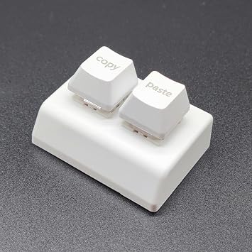 Macro Programming Keyboard RGB Custom 2 Keys Keyboard Mini Copy and Paste OSU Keyboard Gaming Hotswap Keypad Reusable Durable Easy to Use Black
