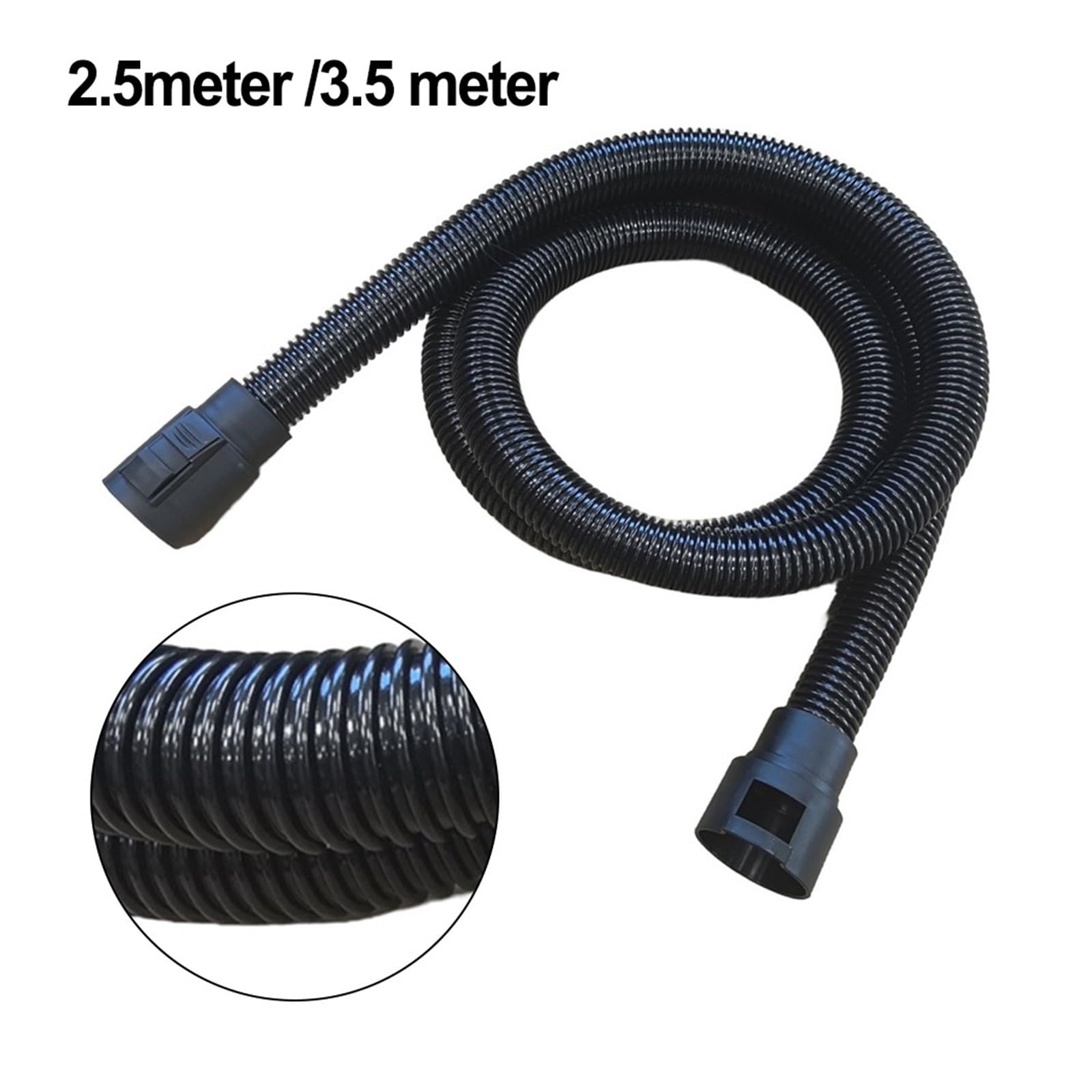 Genérico Extensión de aspiradora Manguera Seca y húmeda, 2,5/3,5 m Largo, for Limpiador NT20 30 WD1 WD2 WD3 WD4 WD5 WD6.863-305.0(3.5m)