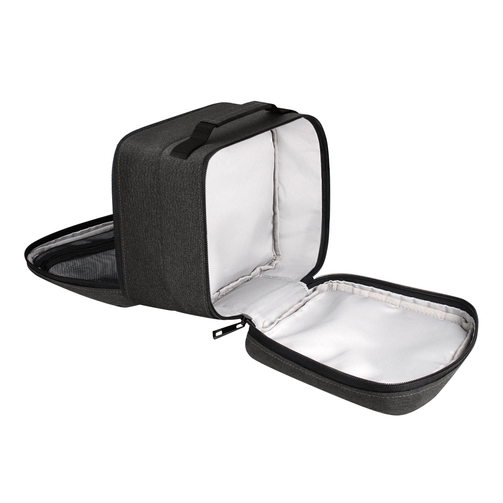 Ochronna torba do przechowywania pilota DJI RC 2 do drona DJI Mini 5 Pro, nylonowa wodoodporna torba do przenoszenia z miękkim aksamitnym wnętrzem na baterie, kable, filtry, akcesoria