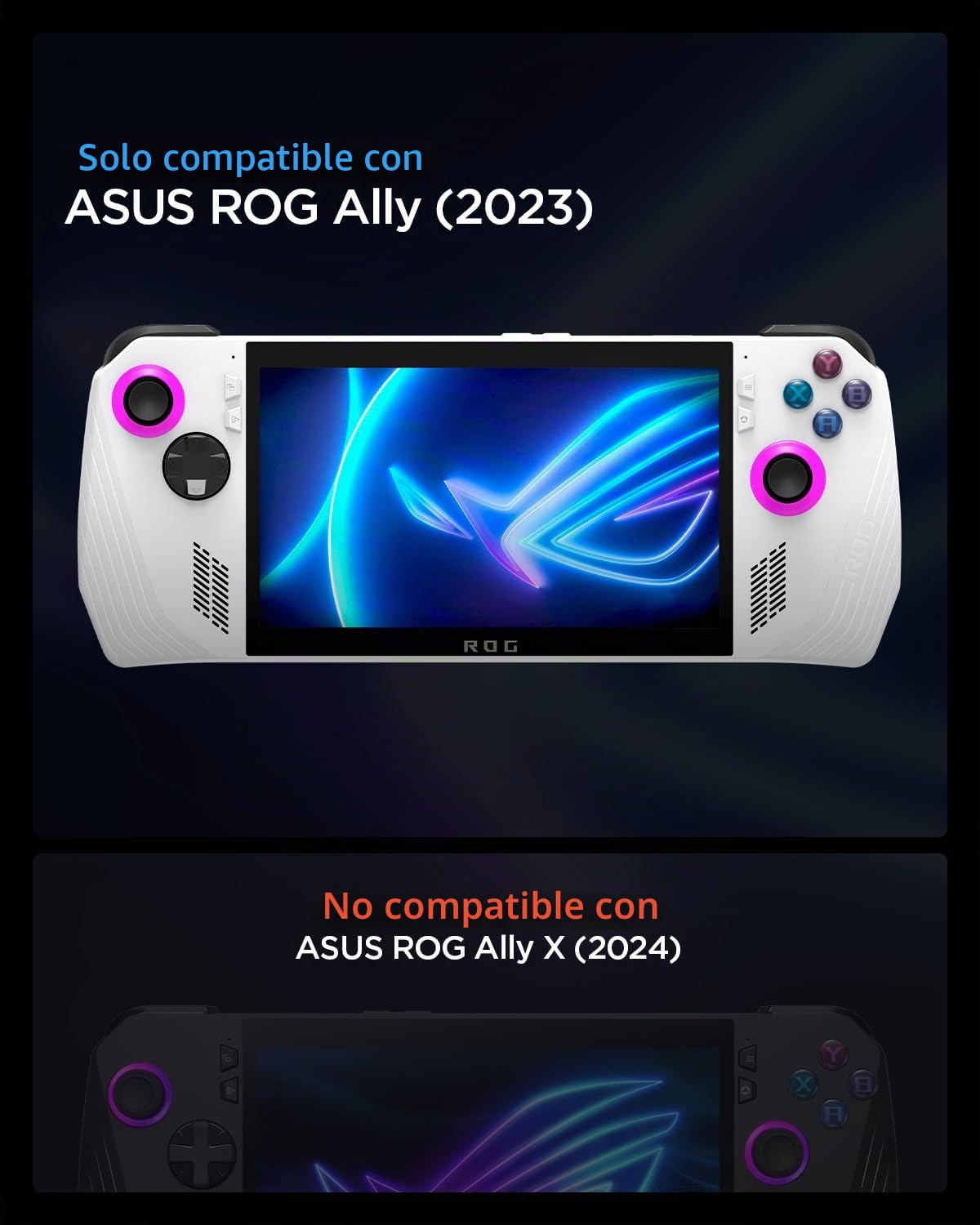 Spigen Funda Rugged Armor Compatible con ASUS Rog Ally 2023 RC71L - Negro