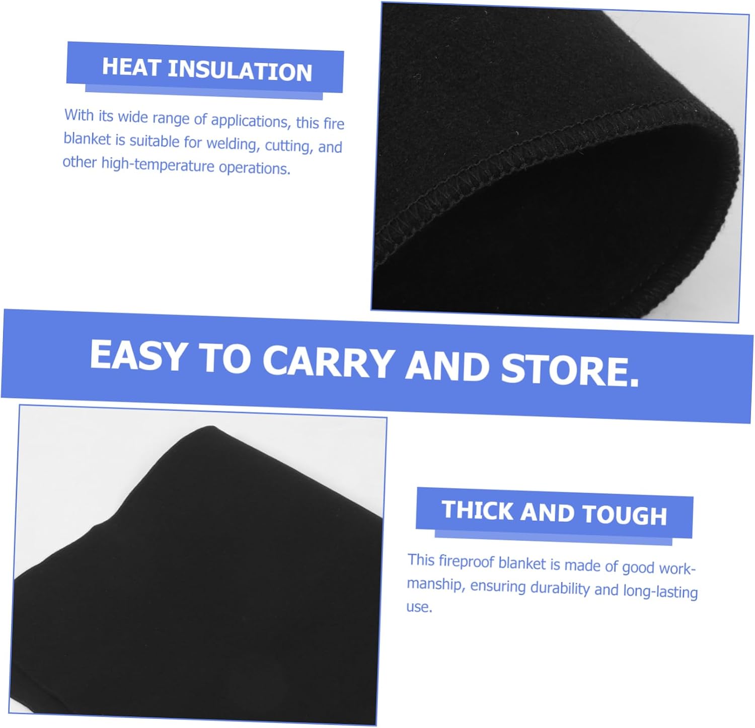 Fireproof Blanket Welding Mat Soldering Pad Flame Pad Fire Mat for Welding Protection