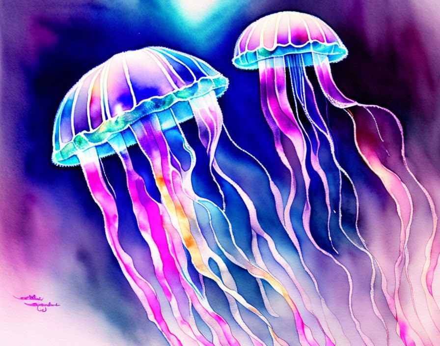 Affiches sur toile vie marine SERENDIPITP 58 x 90 cm en haute définition artistique