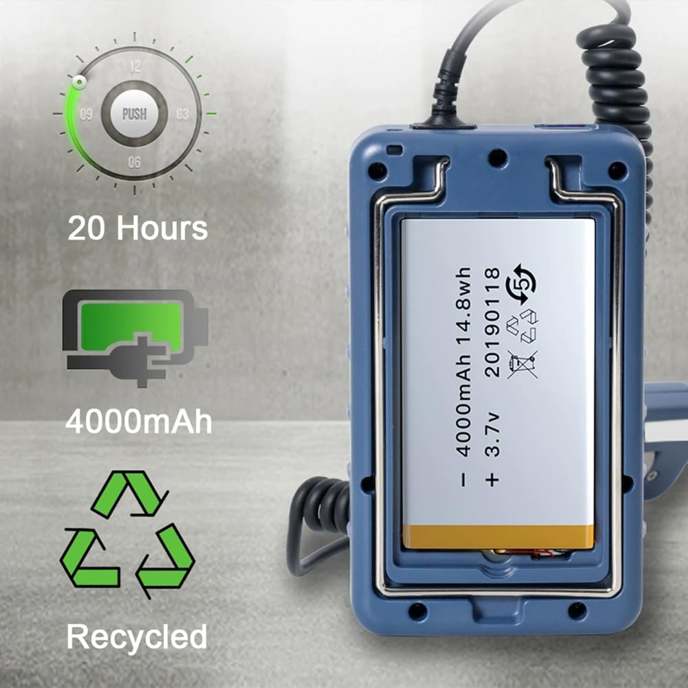 400X Fiber Inspection Real-time Video Probe Optical Fiber End-face Detector with 3.5-inch HD LCD Display for UPC: SC/FC/ST/LC/SC Female/LC Female