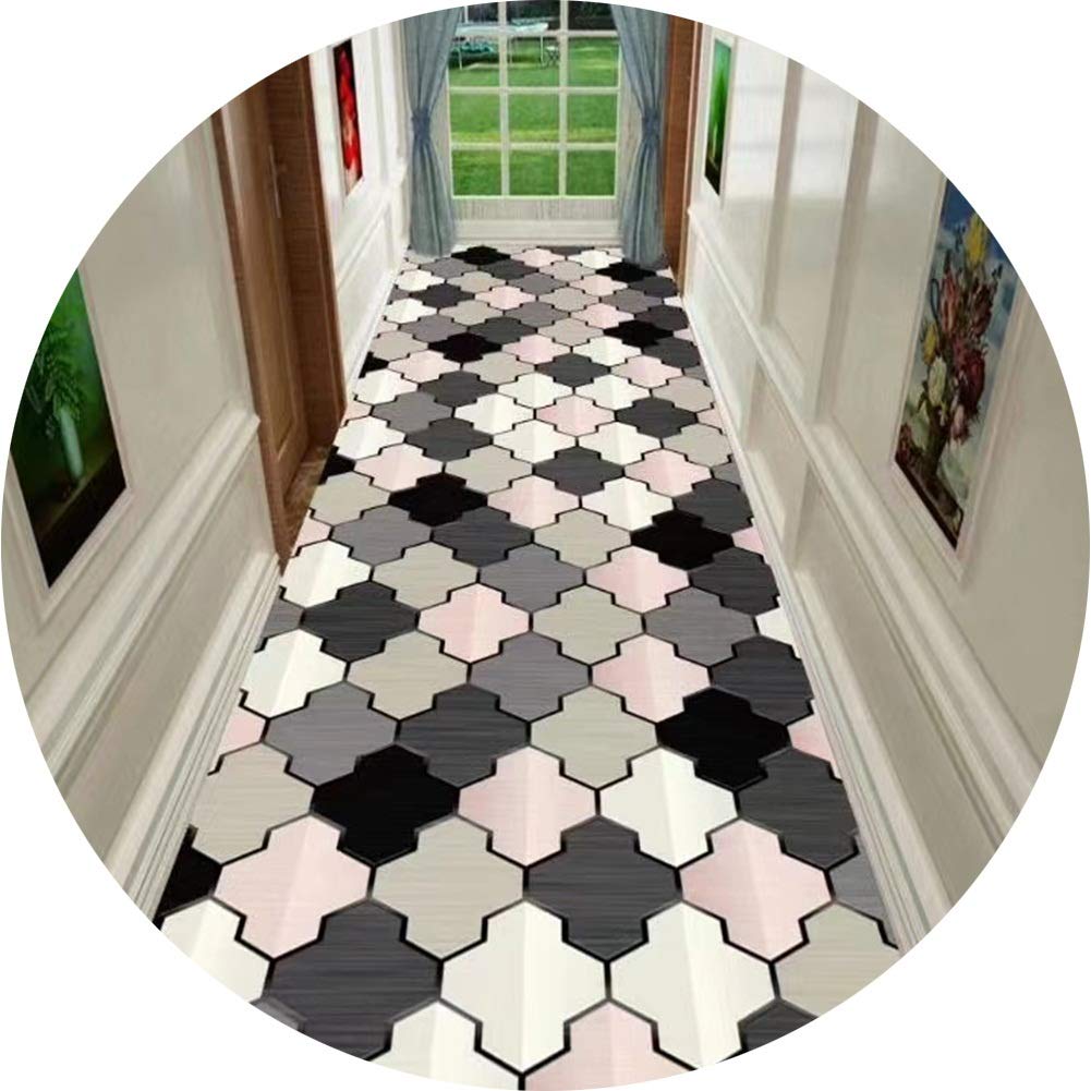 Tapis couloir passage traditionnel imprimé douceur 0.8x4m