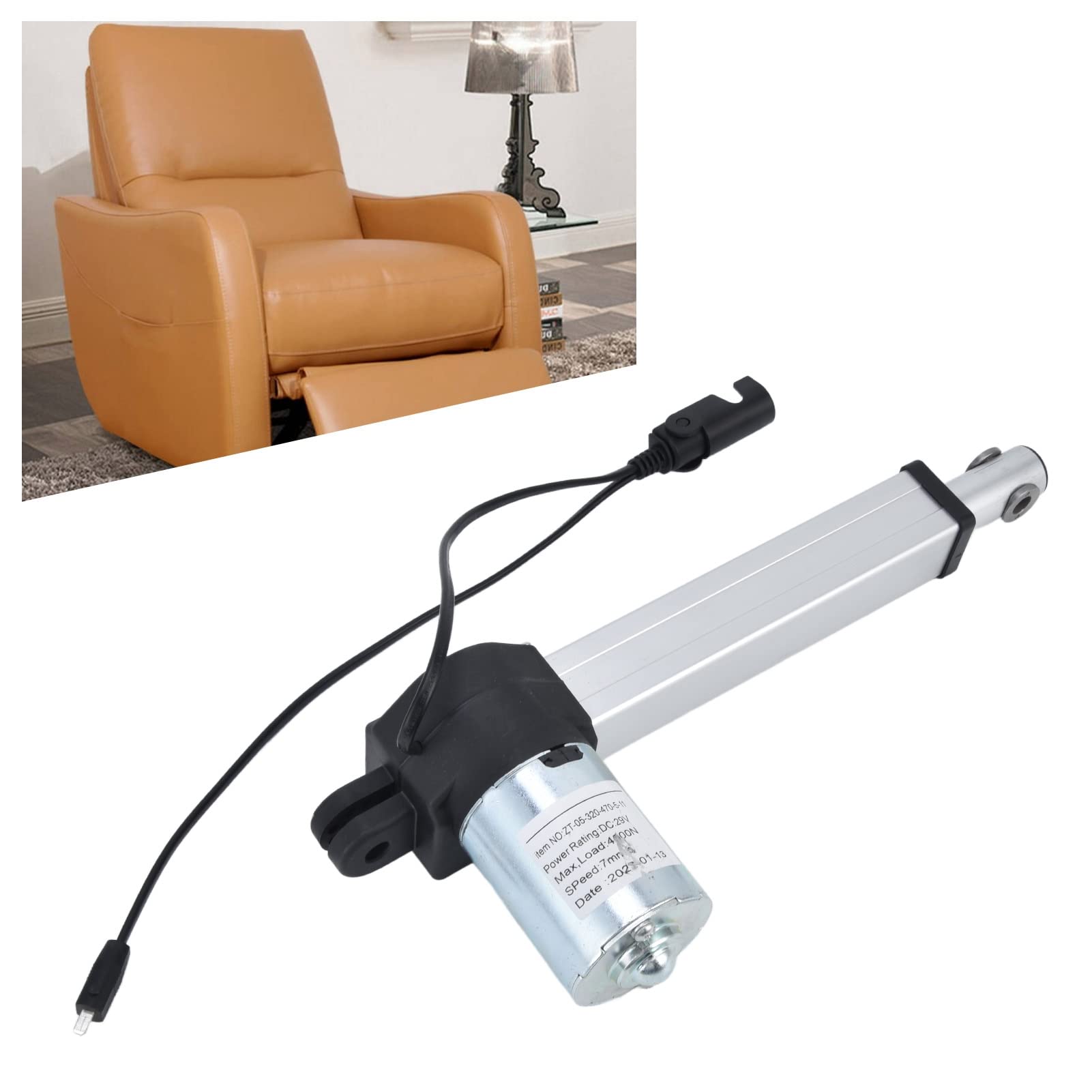 Fdit 150MM Stroke, 4500N Electric Linear Actuator, DC 29V Actuator, with Remote Control, for Electric Beds, Sofa Lifter