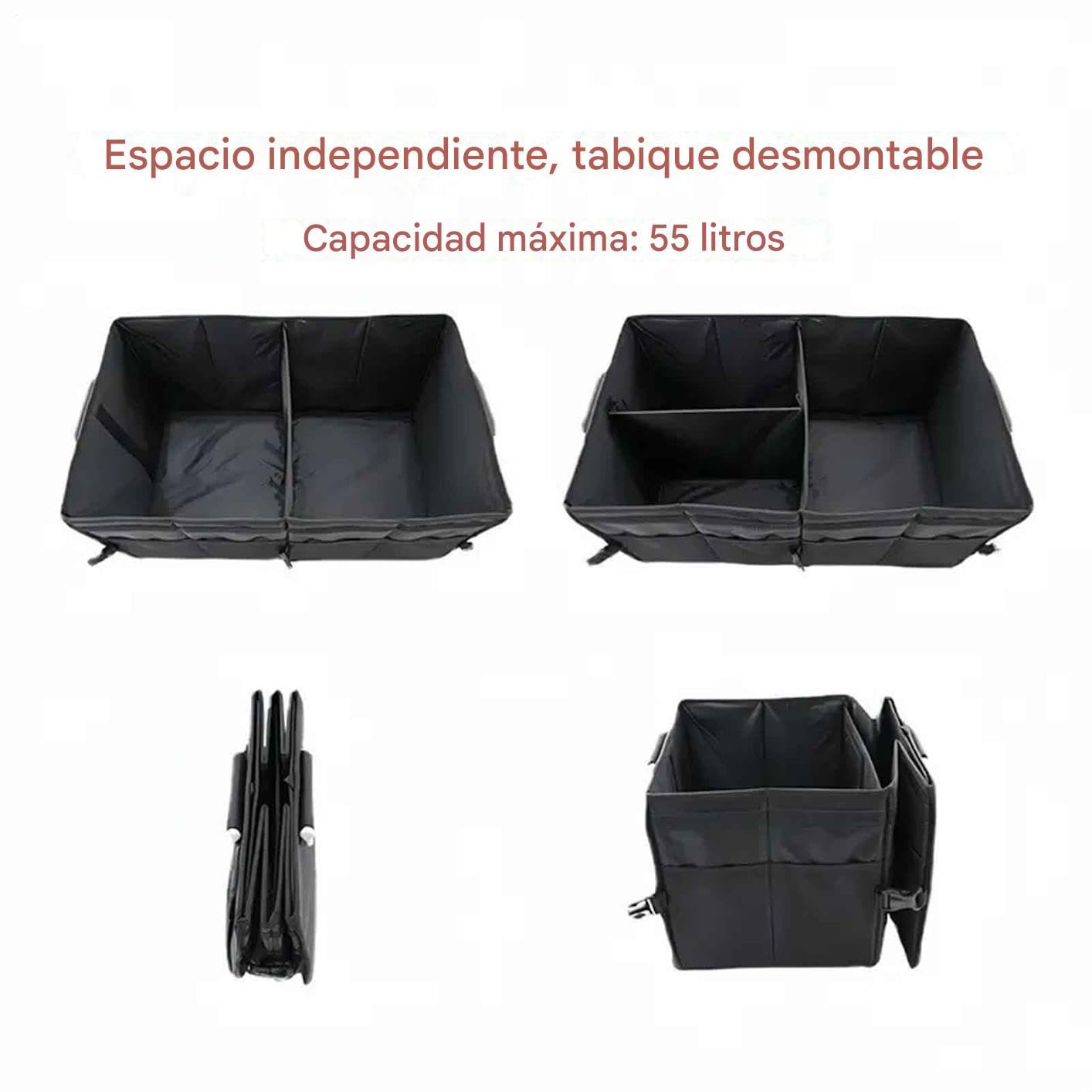 Organizer Bagagliaio Grande Portaoggetti Multicomparti Impermeabile | Box Pieghevole Grande Capacità Da Macchina Veicolo SUV Camper Berlina Interni Viaggio Road Trip Spesa Carico Uomo Donna
