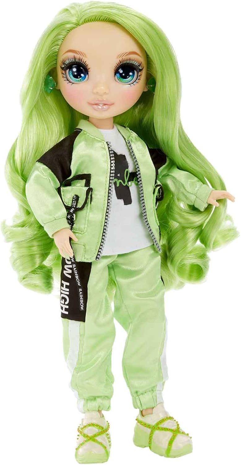 Rainbow Surprise Rainbow High Jade Hunter - Green Clothes Fashion Doll with 2 Complete Mix & Match Outfits and Accessories, Toys for Kids 4 to 15 Years Old