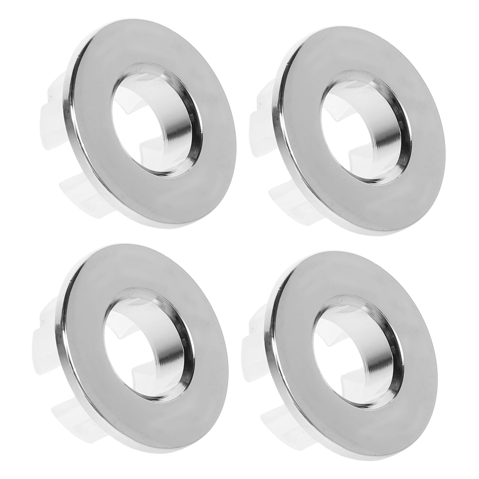 Operitacx 5 Set Copertura Decorativa Per Lavabo - Copertura Drenaggio - Lavabo Ceramica Drainamento Di Overflow Coperchio Scarico Troppopieno Vasca Anello Troppopieno Lavello 4 Pezzi * 5