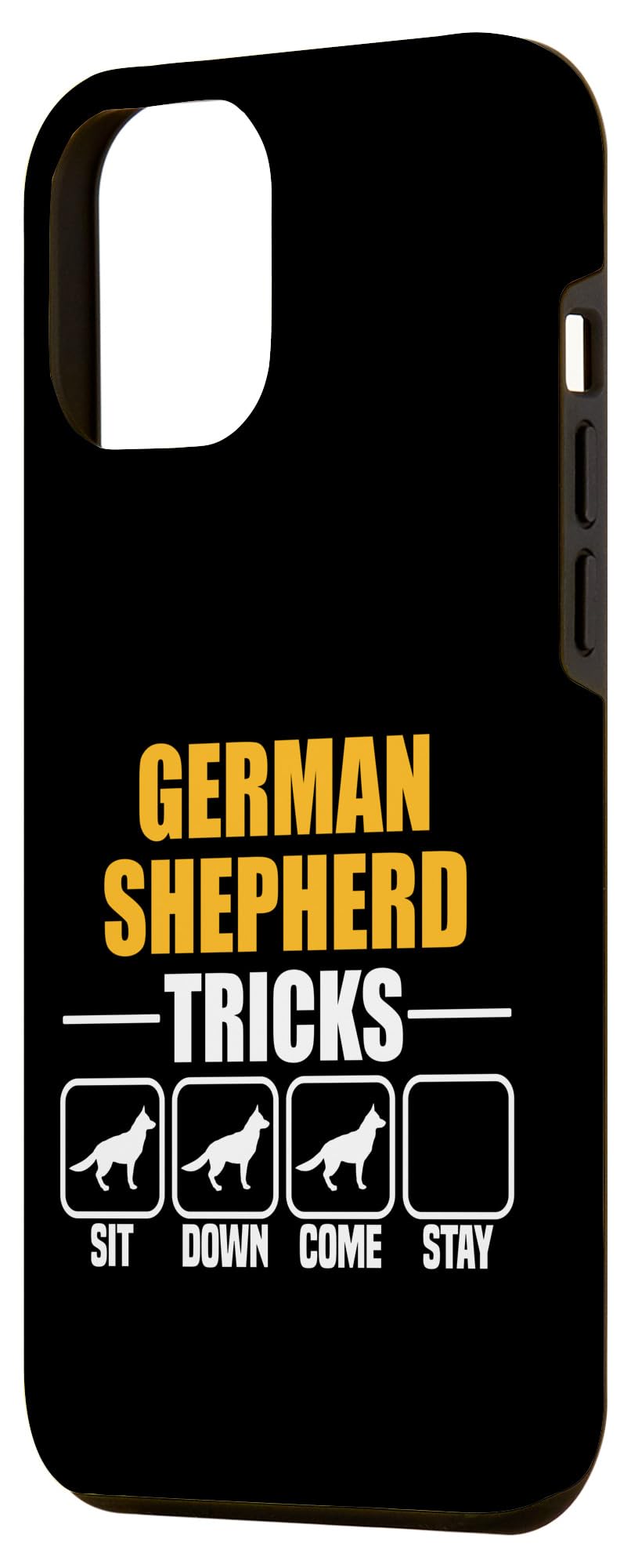 iPhone 13 Pro Max German Shepherd Tricks Funny Dogs Case - Image 2