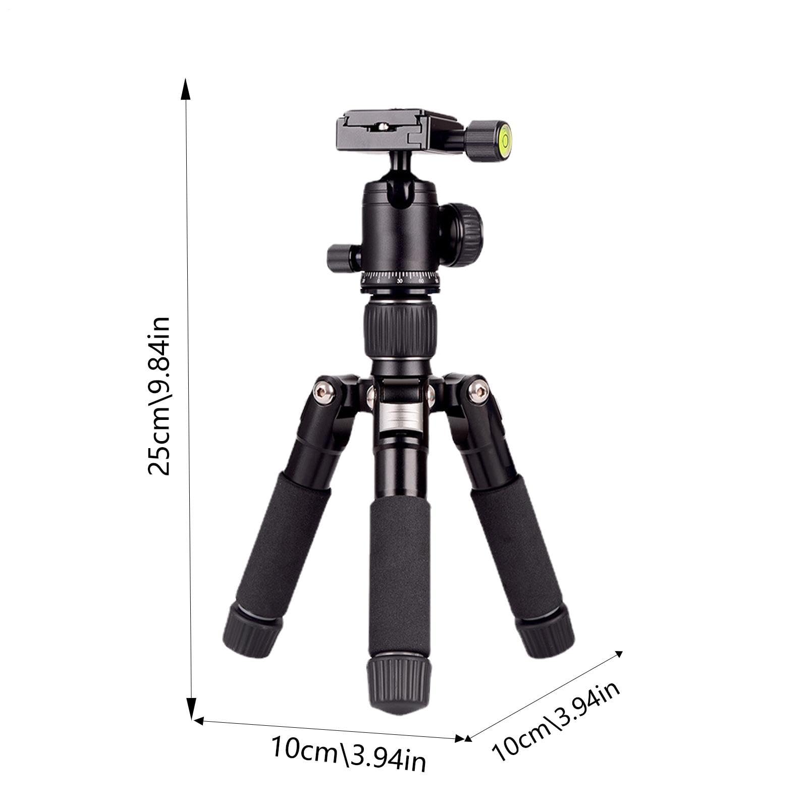 Treppiede per fotocamera da scrivania, regolabile, , stabile, compatto | strumento di supporto fotografico portatile per streaming live, registrazione video, pesca notturna, riprese all'aperto