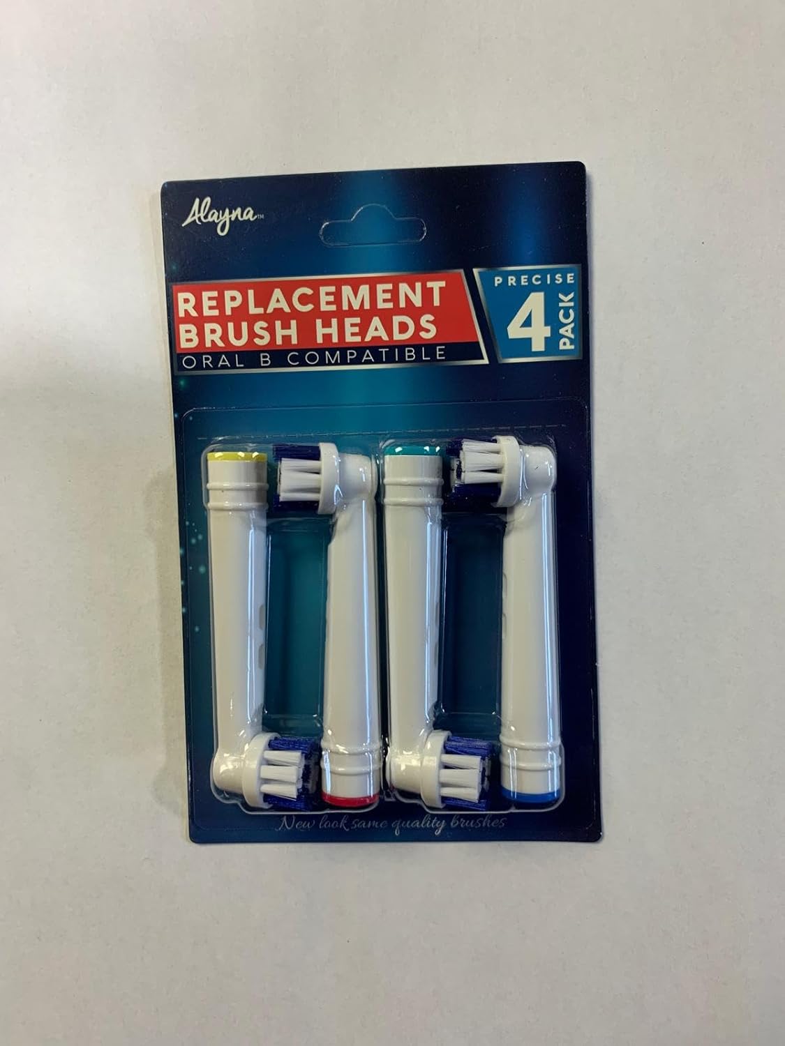 Replacement Toothbrush Heads Compatible with Oral B Braun- Pack of 4 Professional Electric Toothbrush Heads- Precision Refills for Oral-b 7000, Clean, OralB Pro 1000, 9600, 500, 3000, 8000, Plus!