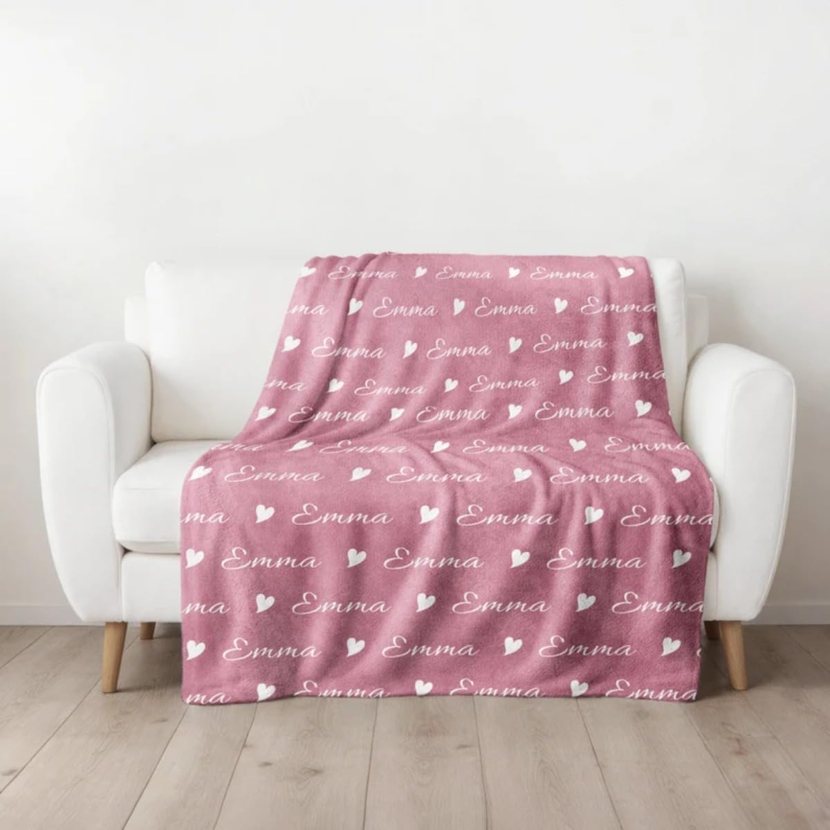 Manta personalizada con nombre, manta de franela personalizada para bebés/niños/jóvenes/adultos, manta personalizada (150 x 220 cm)