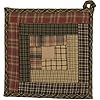 VHC Brands Tea Cabin Pot Holder Patchwork 8x8 Log Cabin Country Rustic Lodge Kitchen Tabletop Design, Moss Green and Deep Red VHC Brands Tea Cabin Pot Holder Patchwork 8x8 Log Cabin Country Rustic Lodge Kitchen Tabletop Design, Moss Green and Deep Red