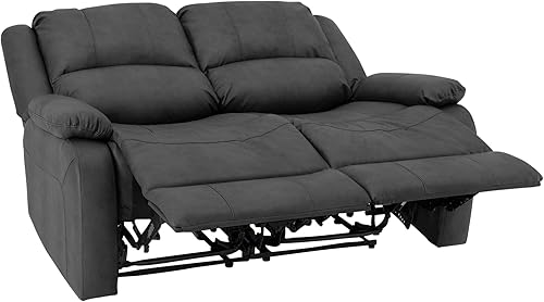 Miniatura 72 de RecPro Charles Collection sofá doble de 67 pulgadas con respaldo reclinable para caravana o cámper, mueble, sillón doble