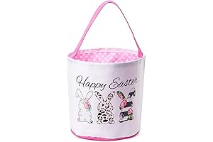 Canvas Easter Basket Pack of 3