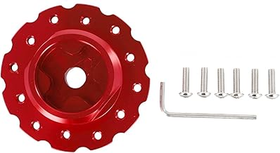 Adaptador de montaje optimizado para volantes Thrustmaster T500 T300 con espaciado de pernos de 73 mm y durabilidad de aleación (rojo)