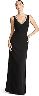H HALSTON Women's Alivia Gown in Stretch Crepe