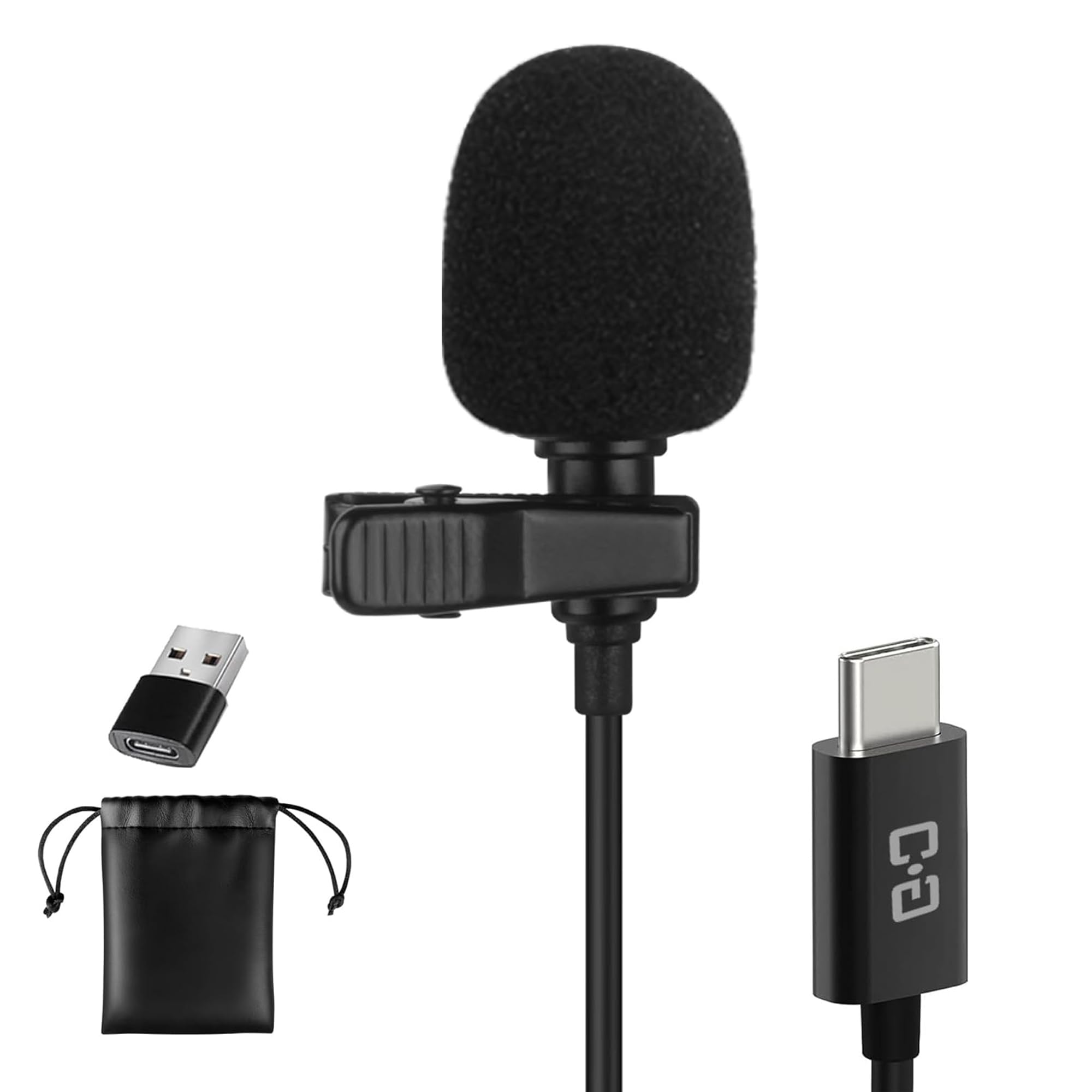 Amazon.co.jp: ラベリアマイク USB-C、コンデンサーマイク iPhone 16