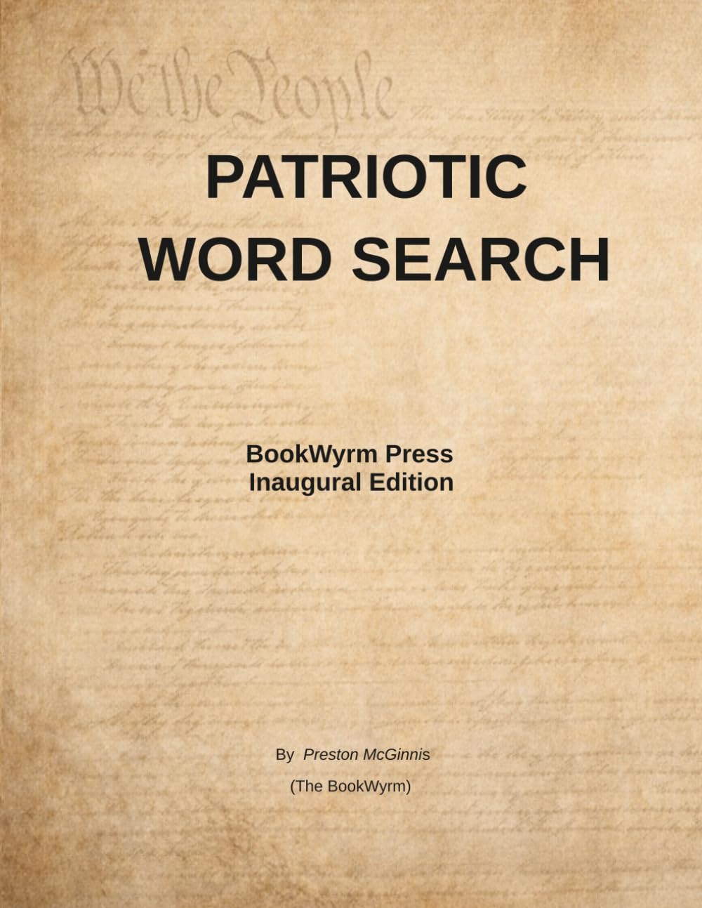 Patriotic Word Search: BookWyrm Press Inaugural Edition
