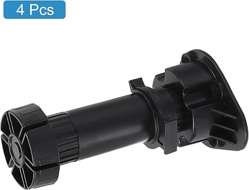 Miniatura 8 de uxcell Patas ajustables, 4 piezas de 1.732 x 5.906 in  Pie nivelador de muebles, patas gruesas y delgadas marco de soporte para cama, sofá, mesa de
