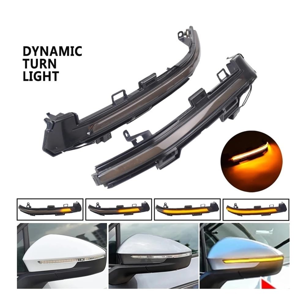 retrovisore Segnale svolta Light Indicatore Di Direzione Dinamico A LED Specchietto Retrovisore Luce Lampeggiante Per ID.4 Q4 Per E-tron Per Enyaq 2021-2024