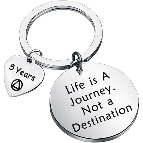 Sobriety Anniversary Gifts 5 Year AA Keepsake Medallion Token