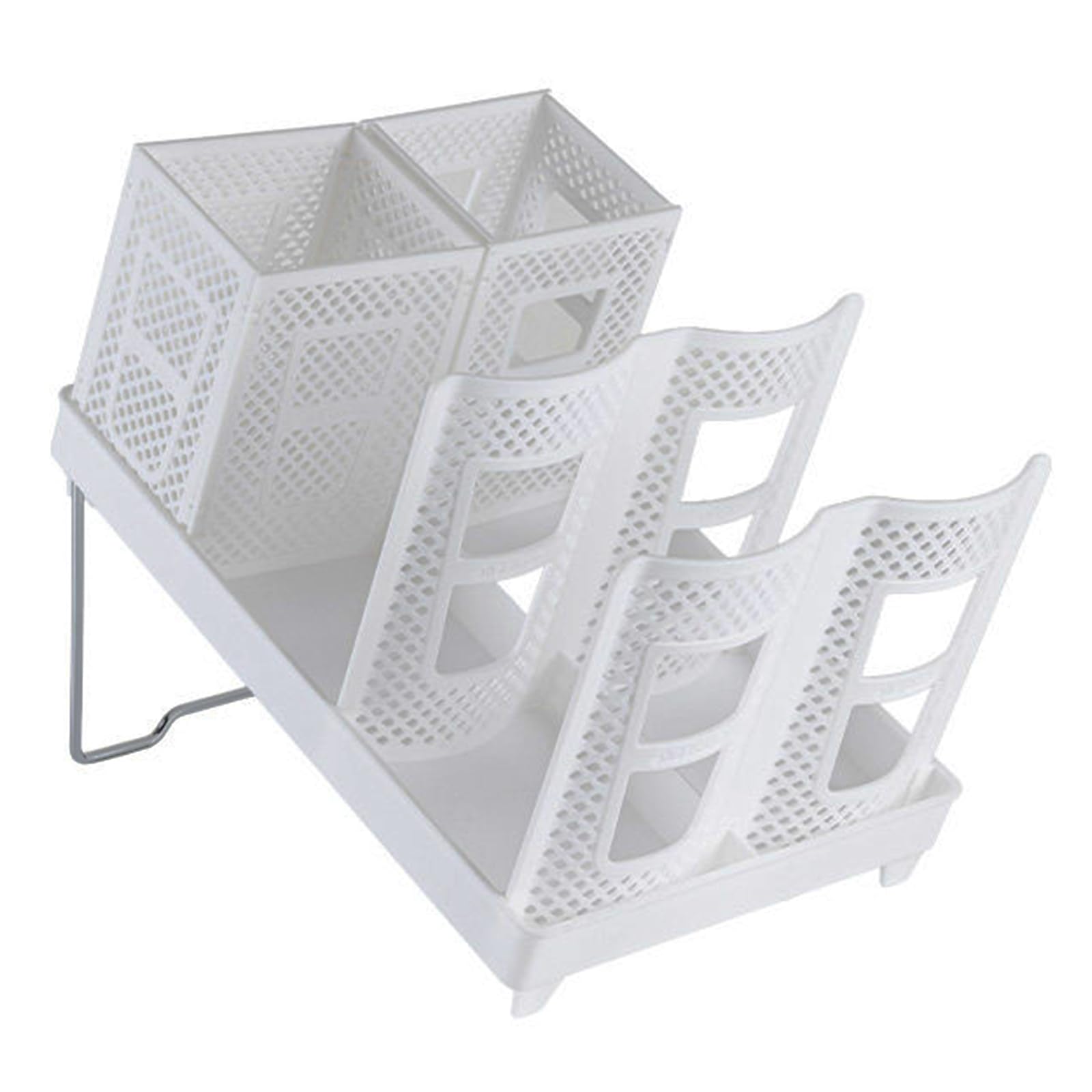 HDOYTXXM Station Shelf with Multiple Compartments Cup Holder Drinkware Storage Rack for Coffee Shops Espresso Medication Dispenser