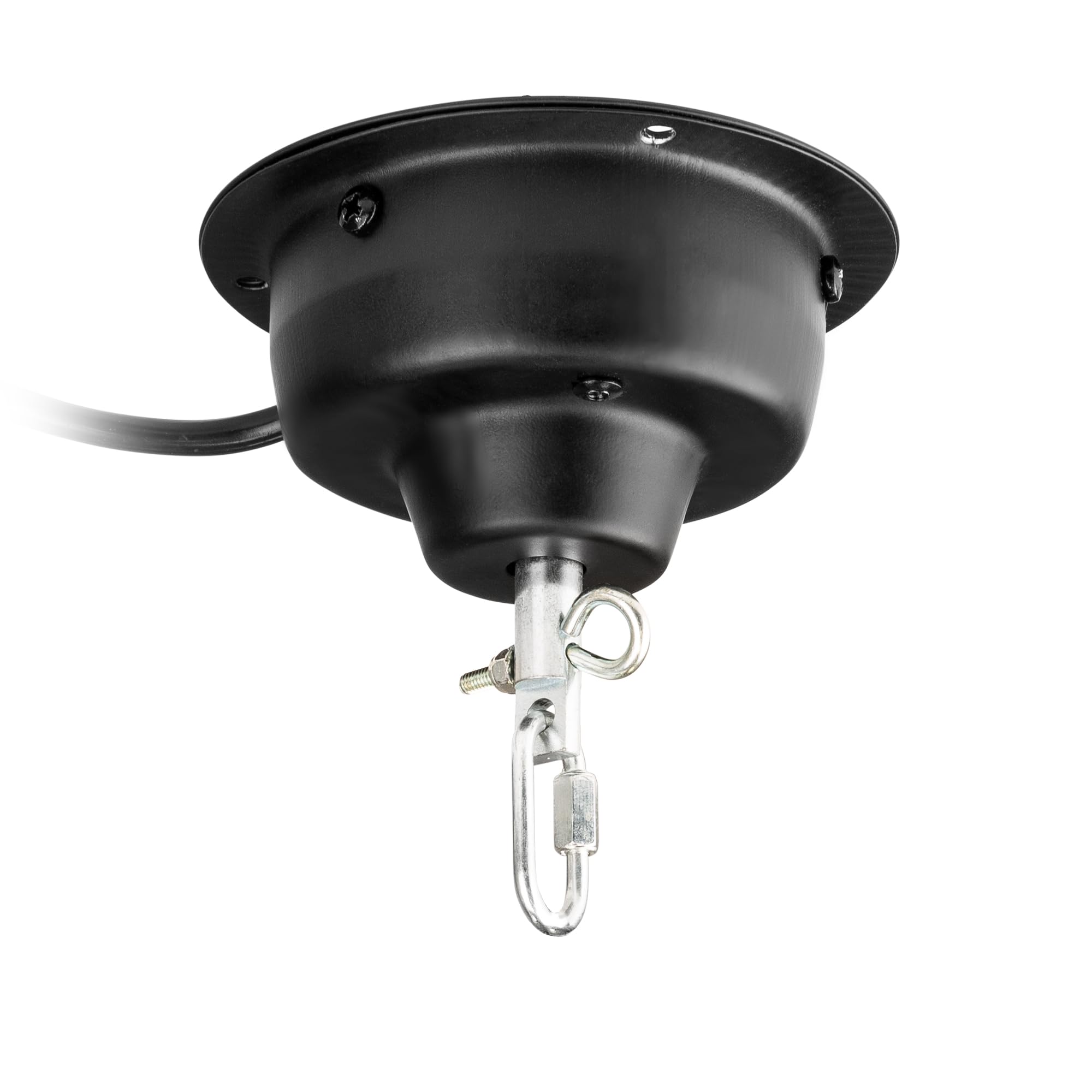 Fuzzix MBM400 Motor para Bola de Discoteca, Motor con Cable para Bola de Espejos, 3 rpm, Motor Giratorio para Bolas de Discoteca, Montaje en techo. Accesorios para fiestas y Bolas de Discoteca.