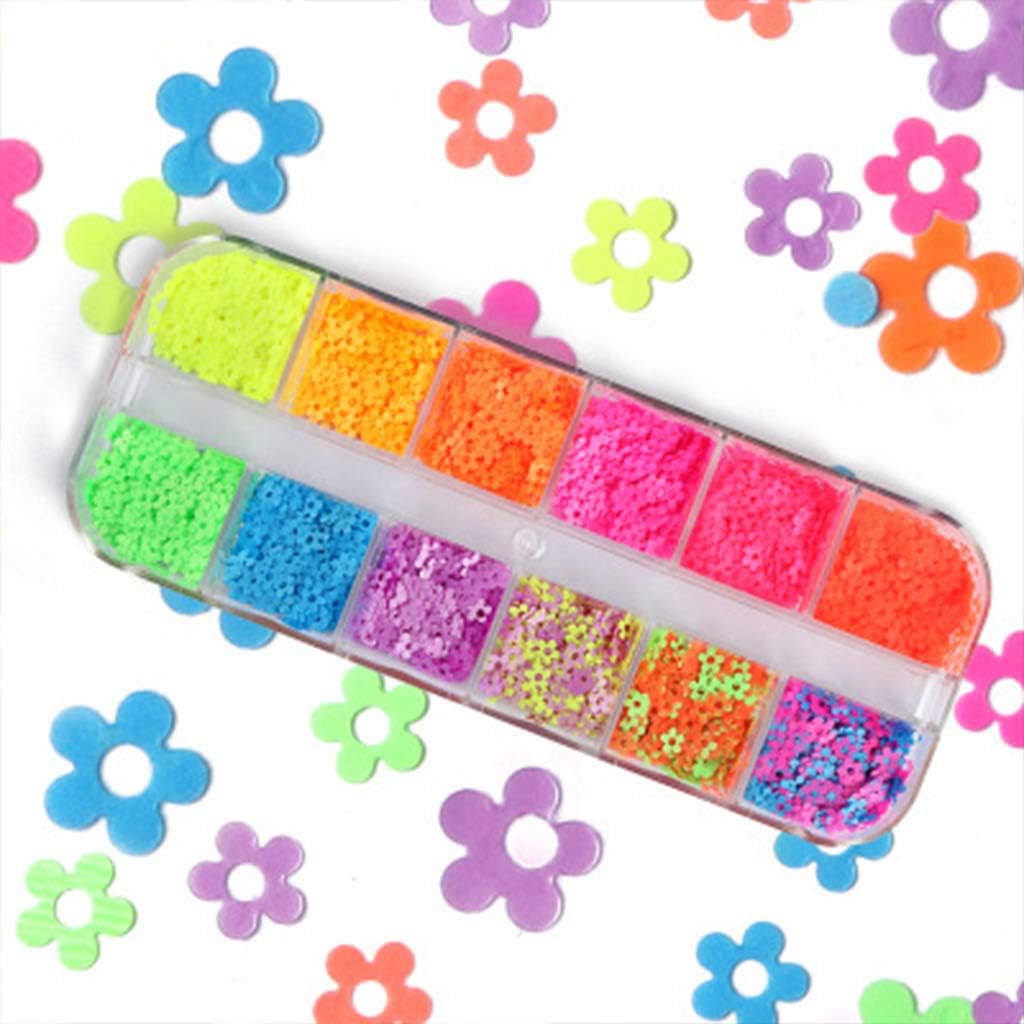 Fluorescent Sequins Flakes Resin Epoxy Mold, for Jewelry Filling Glow in the Dark Holographics Glitter