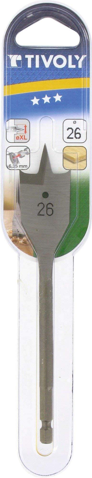 tivoly 10802522600 HSS Wood Flat Diameter 26 mm