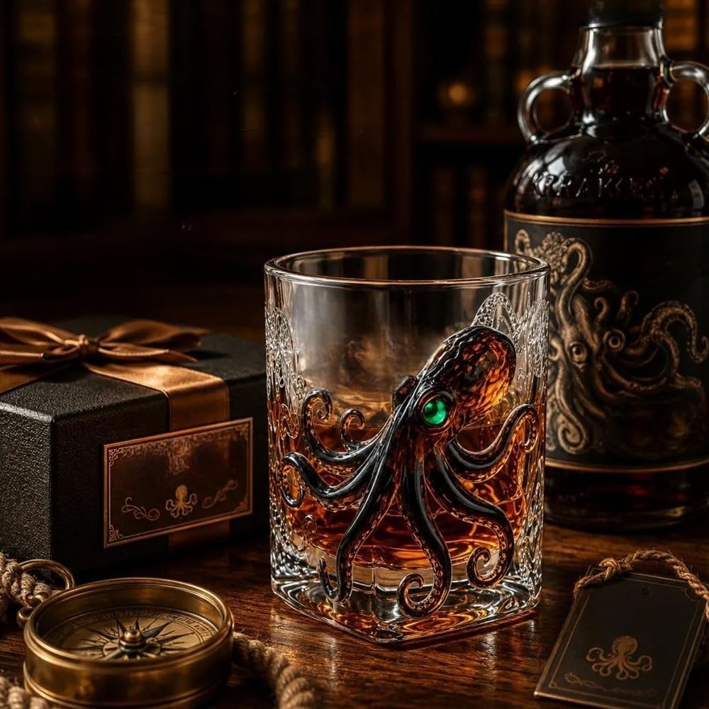 Copa de vino de whisky, vasos únicos con temática pirata, para padres, hermanos y amantes del ron, ideal para coleccionistas y ocasiones especiales