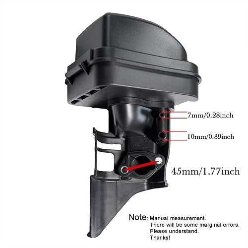 Miniatura 6 de JMCHstore Asamblea de caja de filtro de aire OEM para motor Predator no hemi 212, para el motor de potencia de la rato de carga del puerto R210III