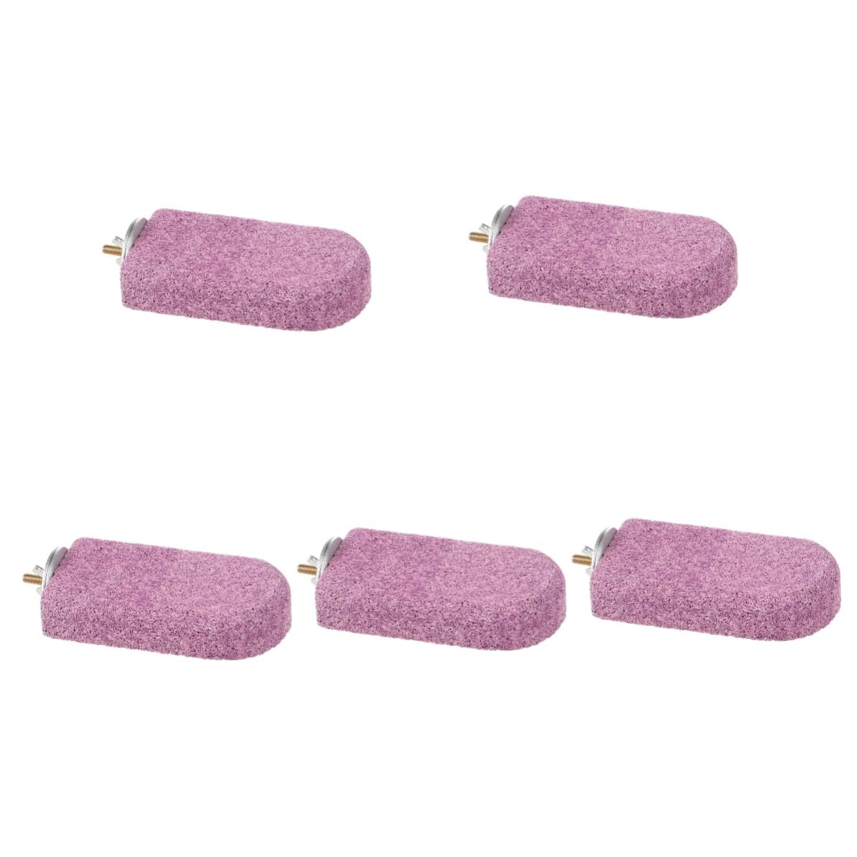 YARNOW 5piezas Percha para Aves Piedra De Calcio para Masticar Soporte para Periquitos y Estable y De Instalar Juguete para Mascotas