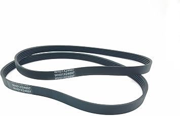 Washer Drive Belt WH01X24697 Compatible with GE Hotpoint Clothe,Replacement Parts AP6037512, 4585709, PS11767488, WH01X24697(2PCS)